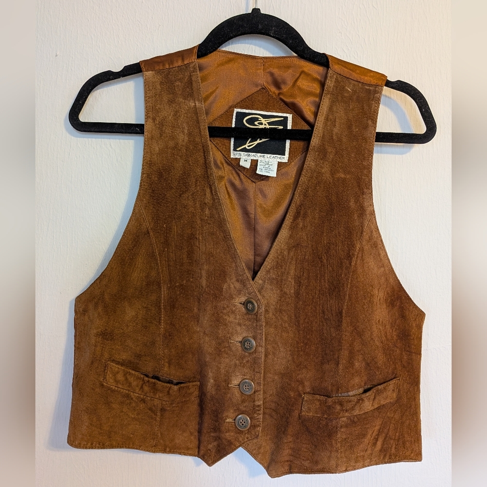 Brown Suede Vest